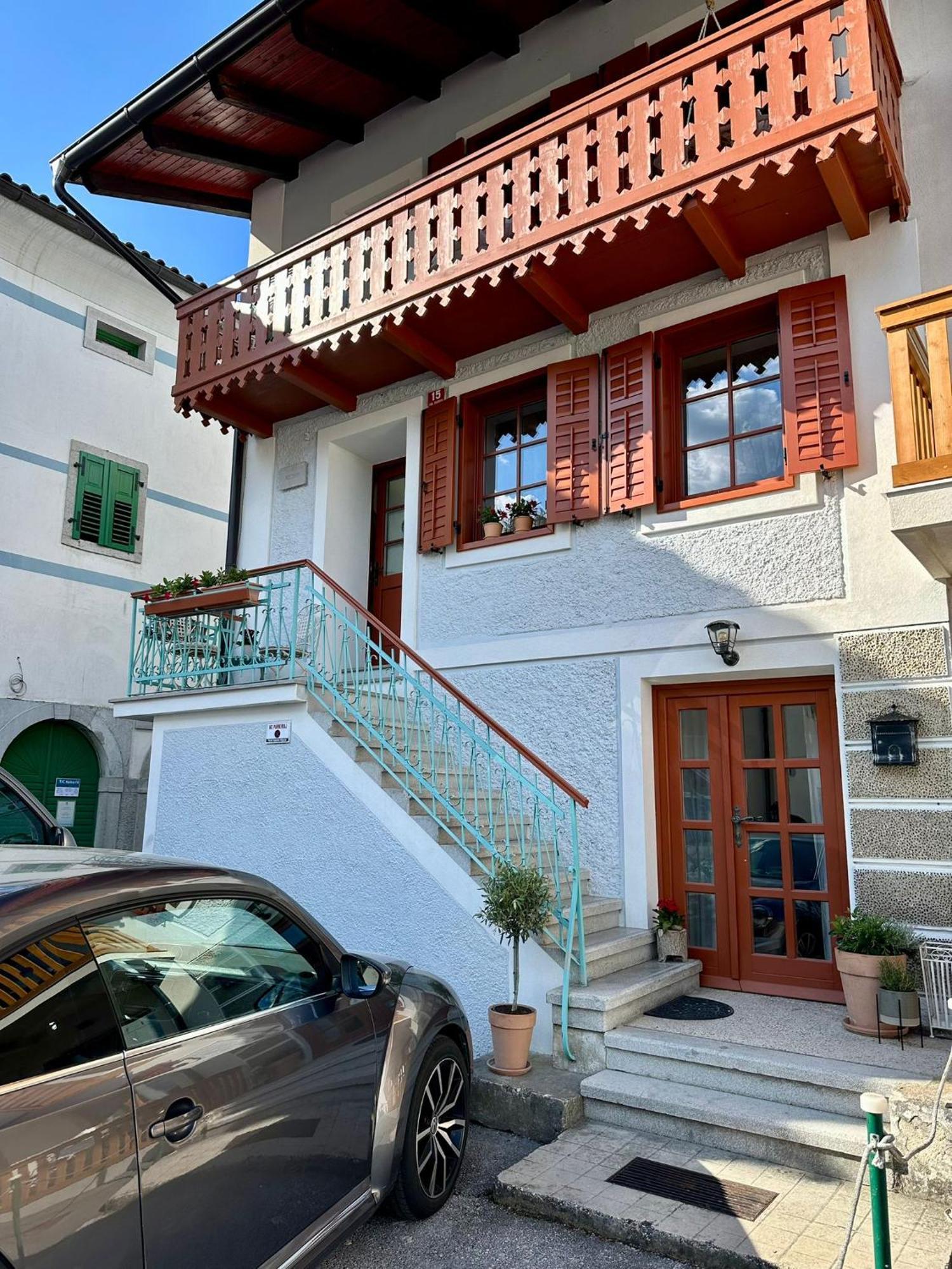 Вилла Hisa Rejmr With Private Parking Кобарид Экстерьер фото